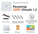 ZONT Climatic 1.2 Погодозависимый автоматический GSM / Wi-Fi регулятор (1 ГВС + 2 прямых/смесительных) с доставкой в Южно-Сахалинск